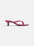 Pink sandal on a white background